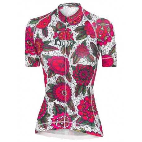 Comprar Maillot Cycology Cyco Floral corto mujer online con envío rápido. Distribuidor oficial de Cycology en España