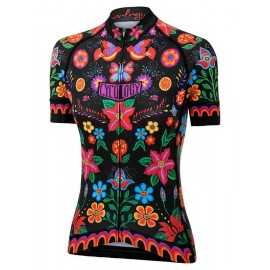 Maillot Cycology Cyco Floral Black Mujer Corto