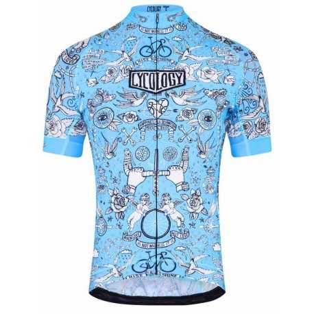 Comprar Maillot Cycology Velo Tattoo Blue online con envío rápido. Distribuidor oficial de Cycology en España