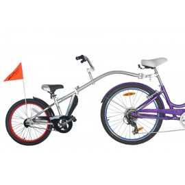 Semitandem Infantil Weeride Co-Pilot Plateado