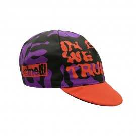 Gorra Cinelli "In Bike We Trust" Naranja