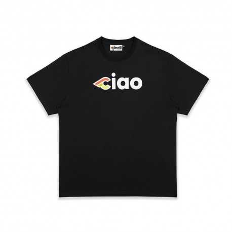 Comprar Camiseta Cinelli Ciao 2 Black online con envío rápido. Distribuidor oficial de Cinelli en España